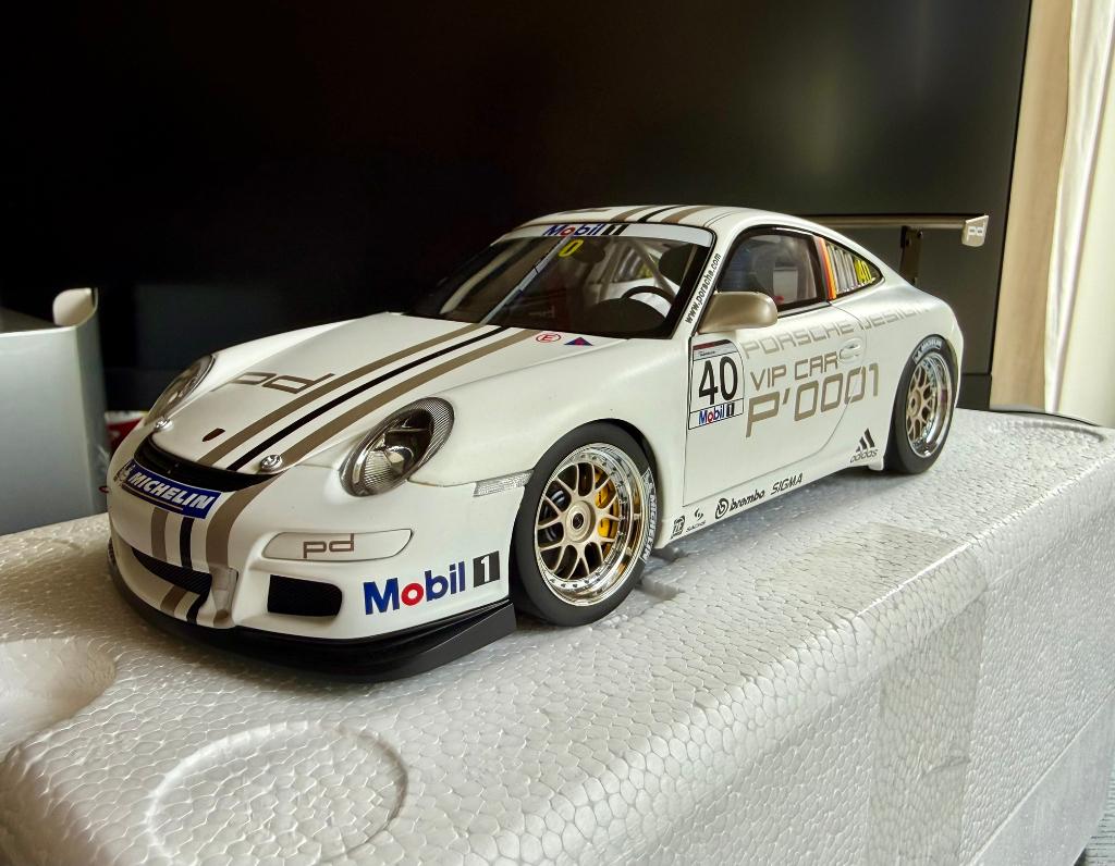 Autoart Porsche 911 GT3 Cup VIP Car #40 P Ed. Dealer 1:18, Enlèvement ou Envoi, Neuf, Voiture, Autoart