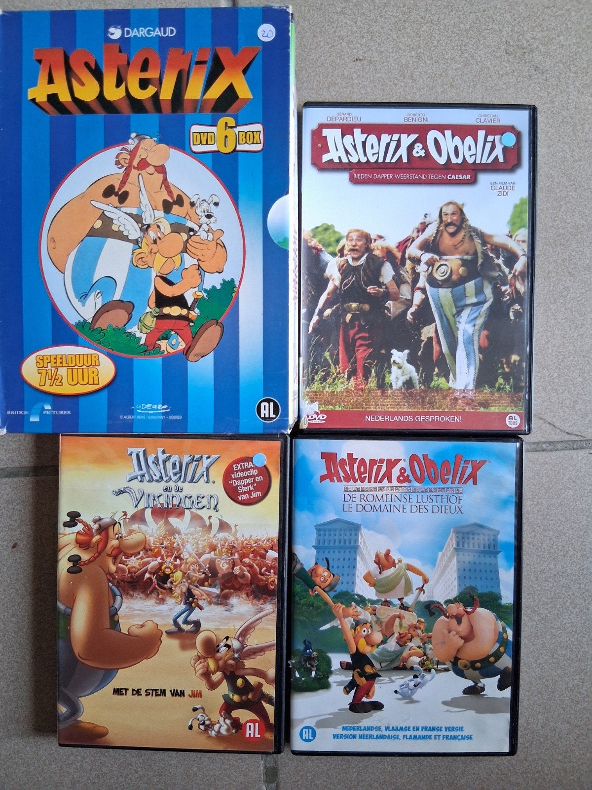 dvd-pakket Asterix, Ophalen of Verzenden, Nederlands, Tekenfilm, Nederlands