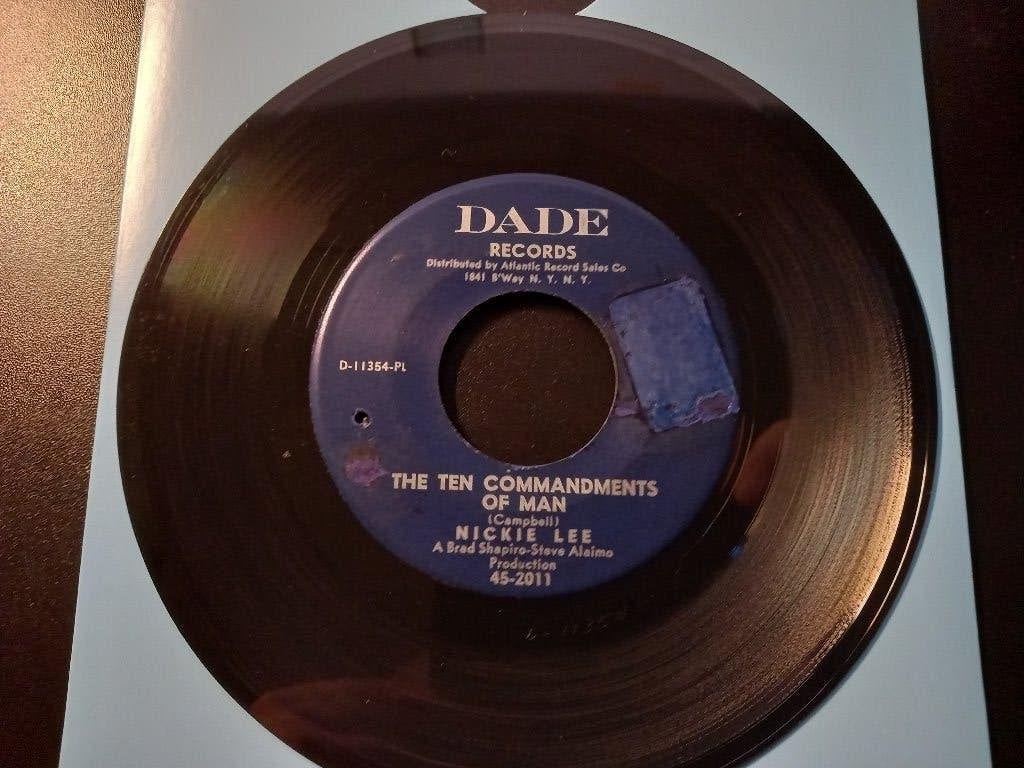 Nickie Lee ‎– Ten Commandments Of Man '7 "Ska Popcorn", Cd's en Dvd's, Vinyl Singles, 7 inch, Ophalen of Verzenden, Reggae en Ska
