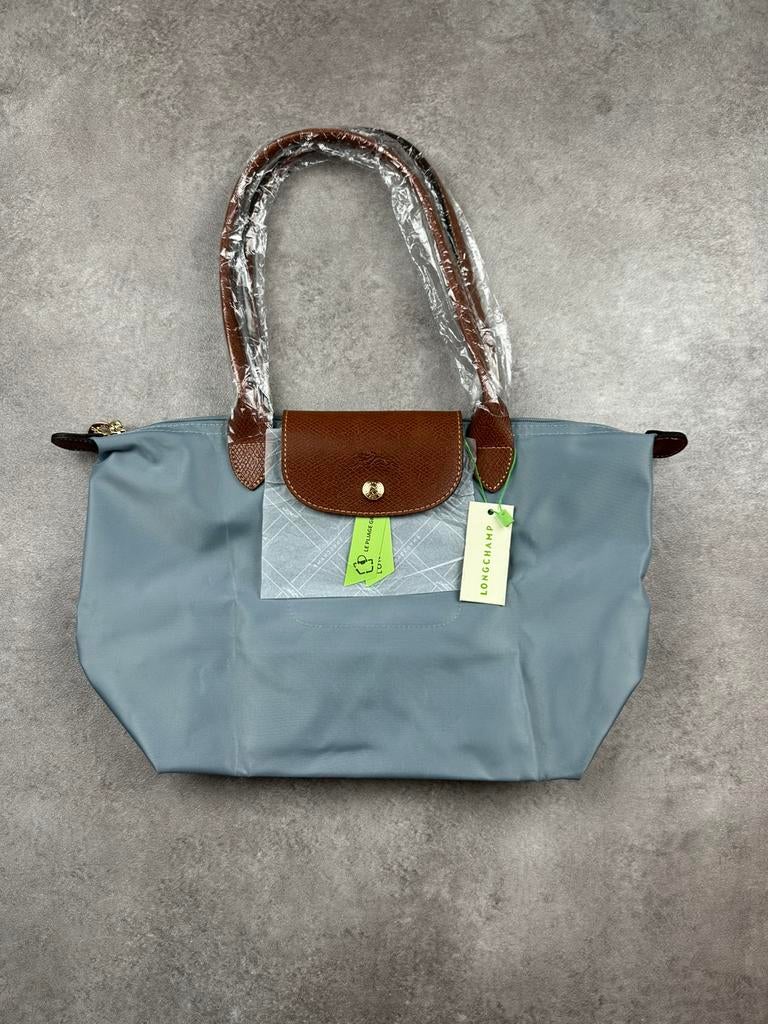 Longchamp Le Pliage, Ophalen of Verzenden, Nieuw, Grijs, Handtas
