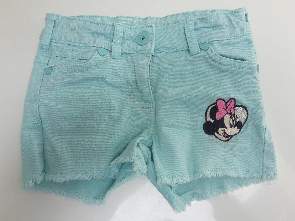 Jeans shortje Minnie Mouse, C&A, maat 104, als nieuw, Broek, C&A, Meisje, Ophalen of Verzenden