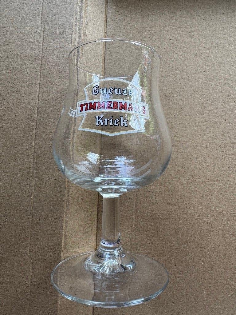 Gueuze Timmermans Kriek, Collections, Enlèvement ou Envoi, Comme neuf, Verre ou Verres, Autres marques