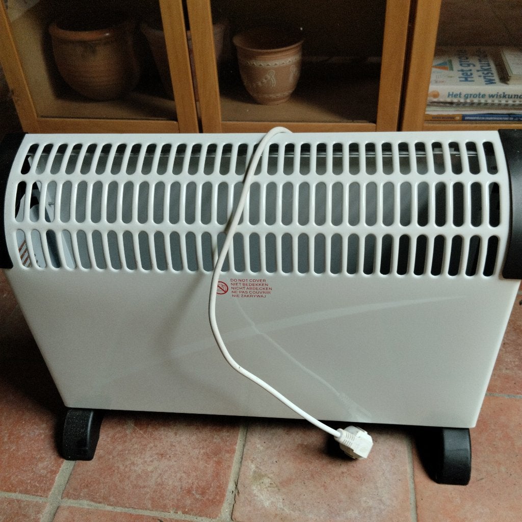 elektrisch verwarmingstoestel, Ophalen, Zo goed als nieuw