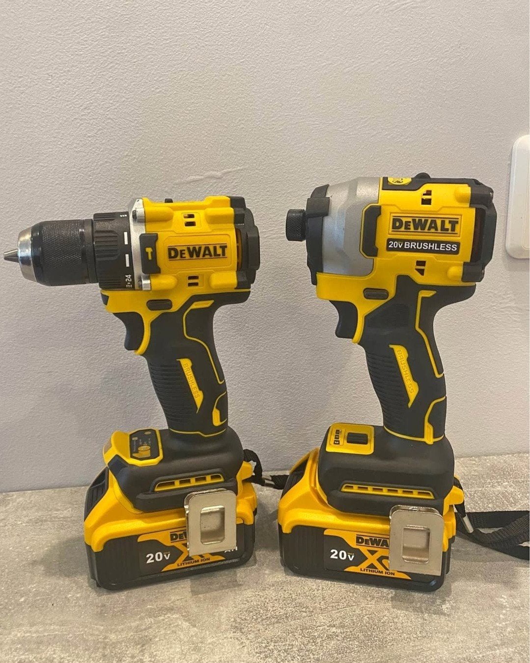 DeWalt DCF850 + DCD805 Combiset, Ophalen of Verzenden, Zo goed als nieuw