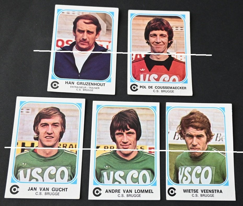 Panini / Football 77 / Cercle Brugge / 14 stickers, Verzamelen, Verzenden, Zo goed als nieuw, Poster, Plaatje of Sticker