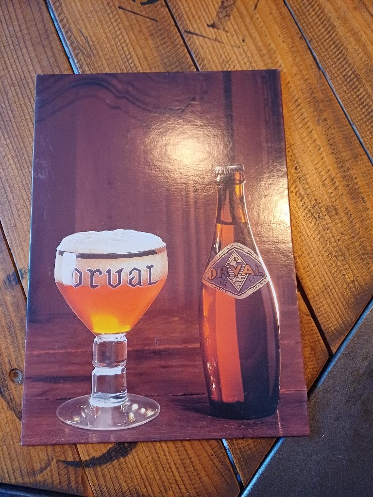Affiche cartonnée orval, Verzamelen, Ophalen, Zo goed als nieuw