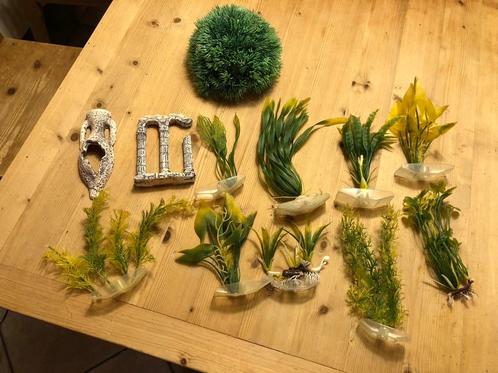 Aquarium decoratie materiaal, Dieren en Toebehoren, Vissen | Aquaria en Toebehoren, Zo goed als nieuw, Decoratie, Ophalen of Verzenden