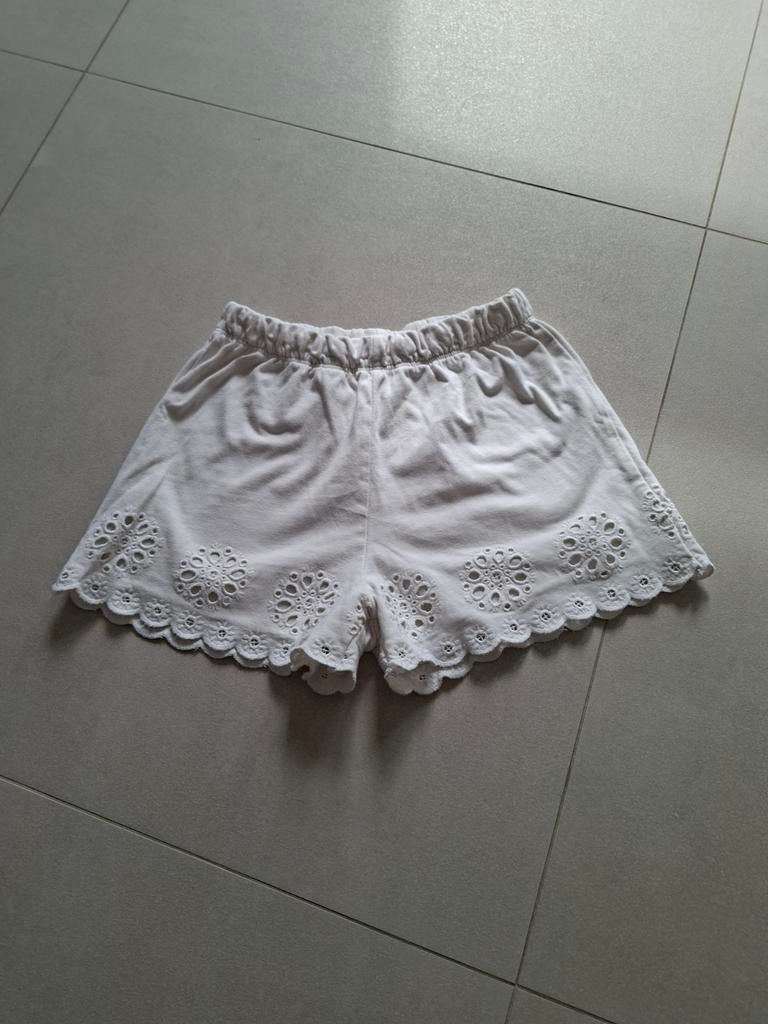 Meisjesshortje wit Zara maat 140, Zara, Ophalen of Verzenden, Gedragen