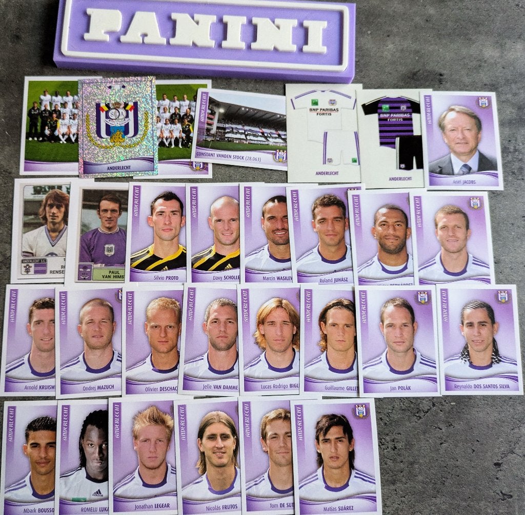 29 AUTOCOLLANTS PANINI FOOTBALL 2010 : SP. Anderlecht foot, Enlèvement ou Envoi, Neuf