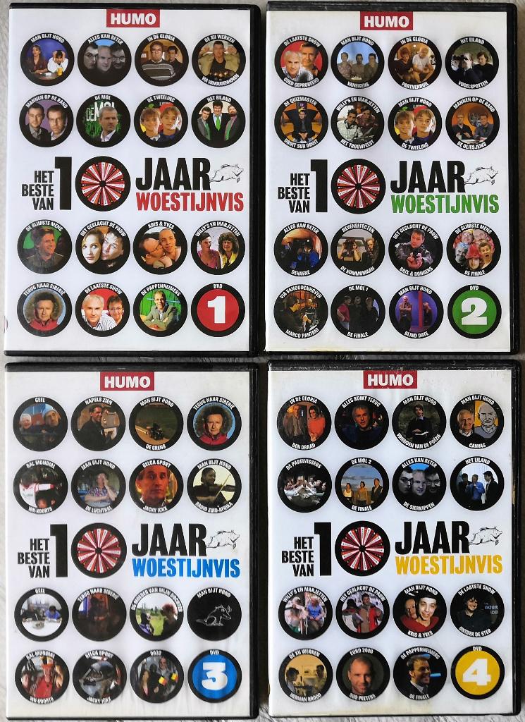 Humo's 10 jaar Woestijnvis - De complete serie 4 DVD's, Cd's en Dvd's, Alle leeftijden, Ophalen of Verzenden, Zo goed als nieuw
