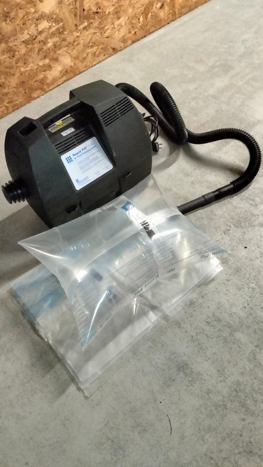 Rapid Air verpakking machine, Ophalen, Zo goed als nieuw