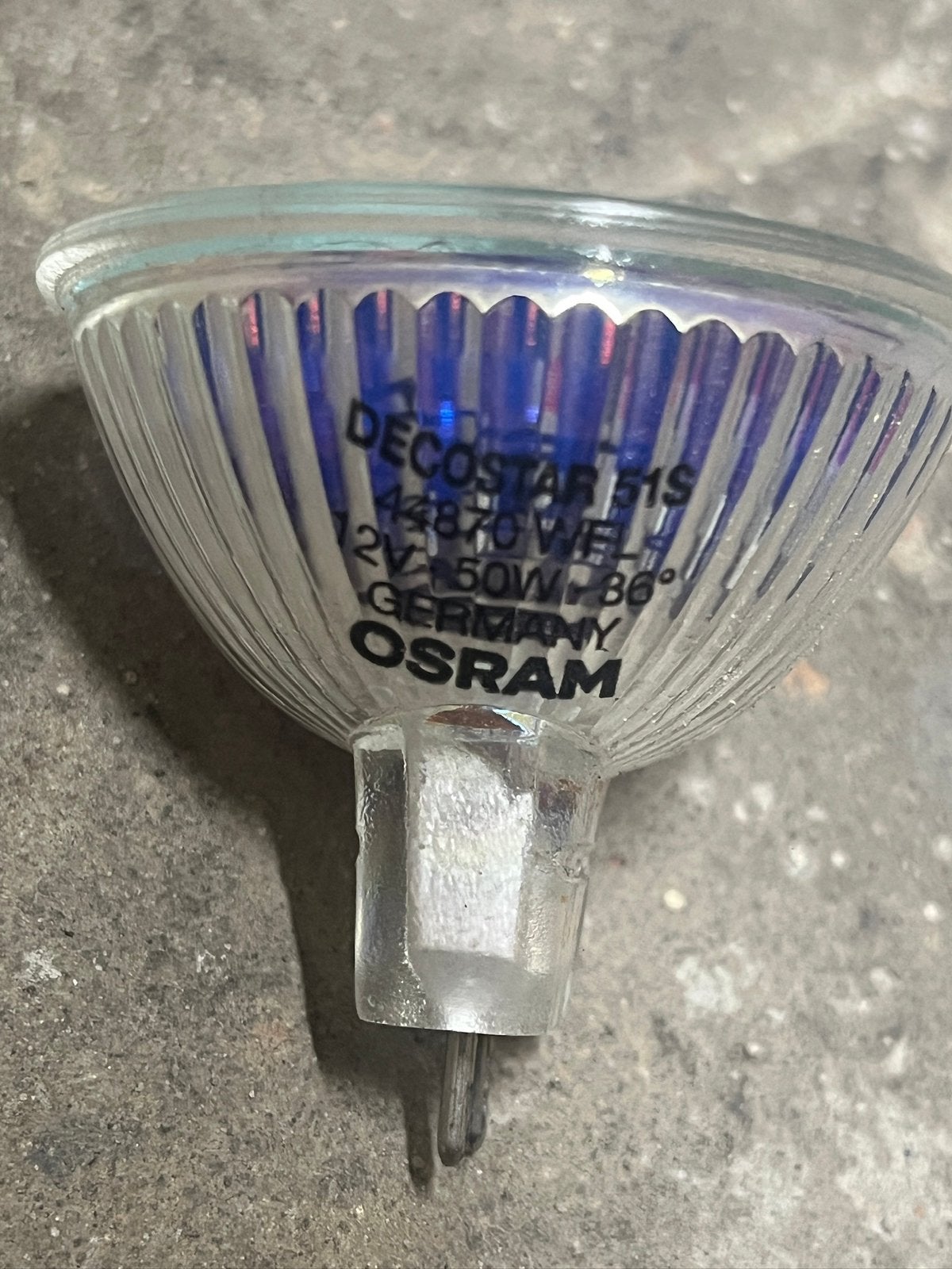 12V spot 50W, Ophalen