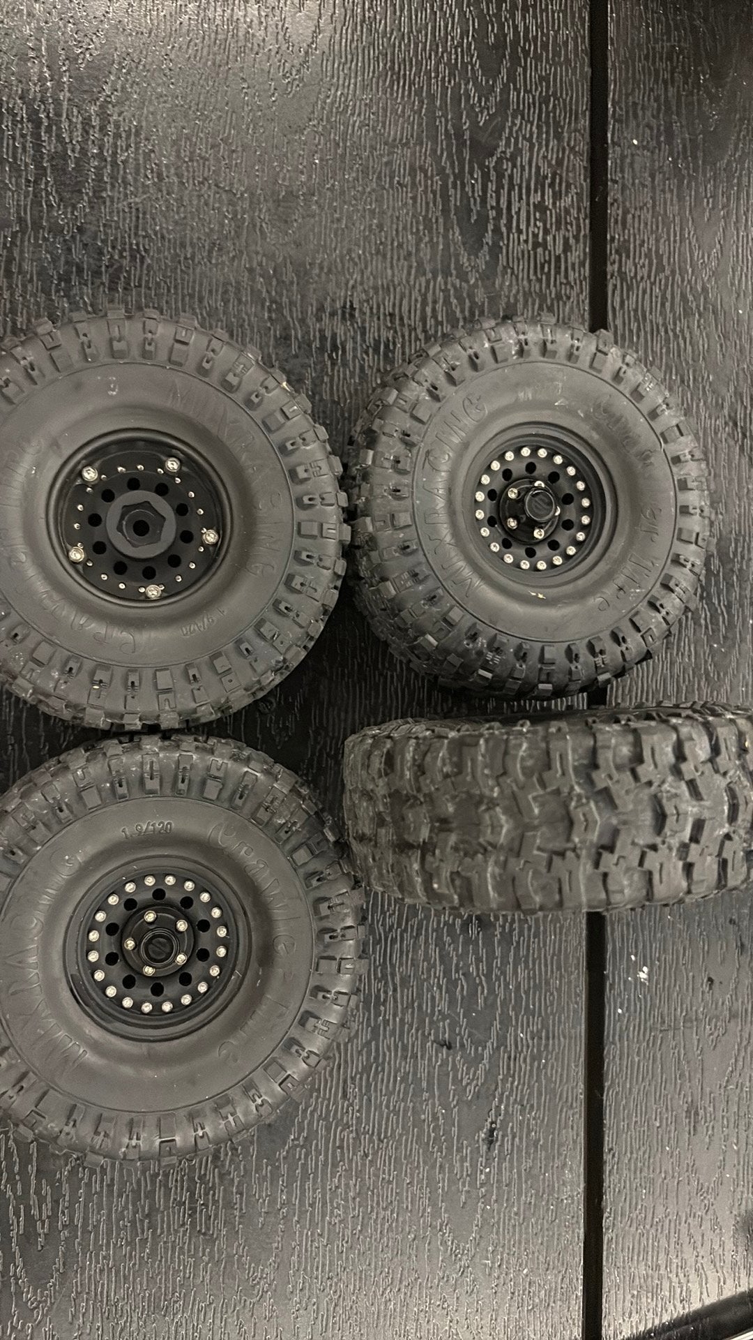 Jantes et pneus Rc Crawler, Hobby & Loisirs créatifs, Enlèvement ou Envoi, Comme neuf