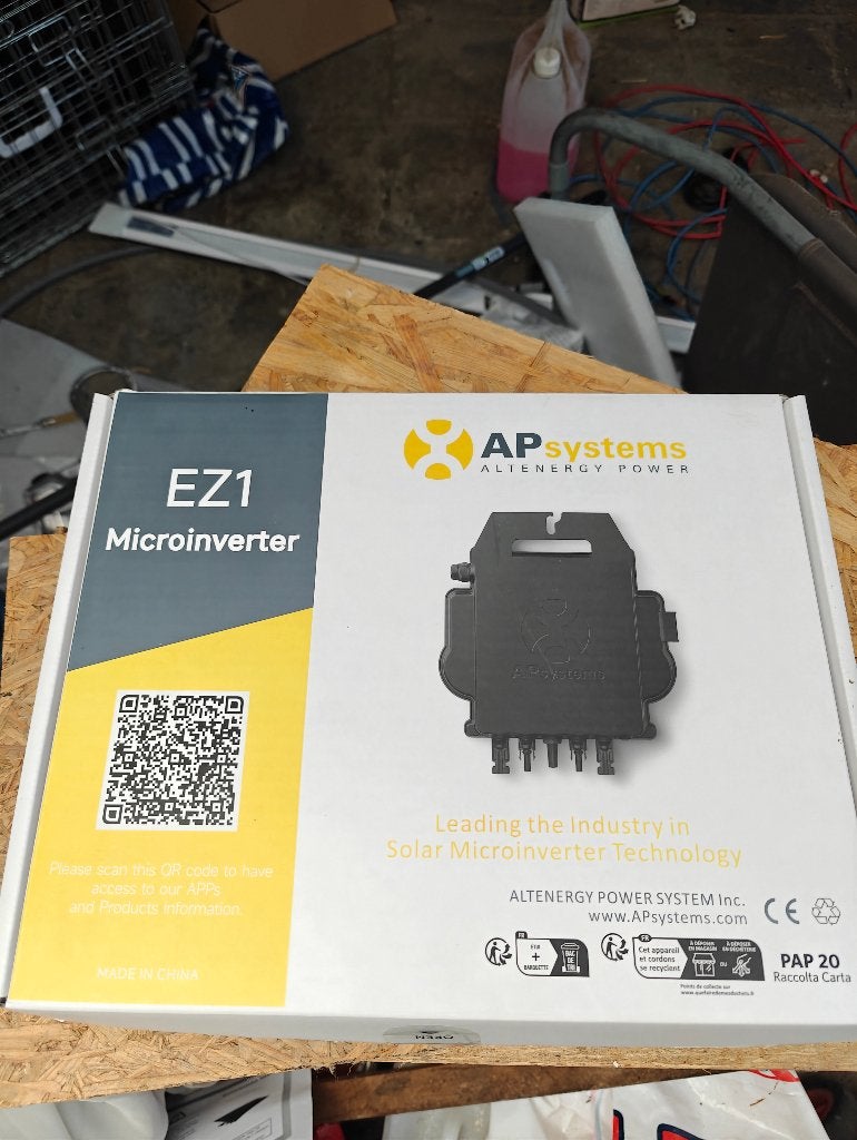 APsystems EZ1-M Plug-in stekker omvormer 800 watt + kabel., Doe-het-zelf en Bouw, Zonnepanelen en Toebehoren, Ophalen of Verzenden