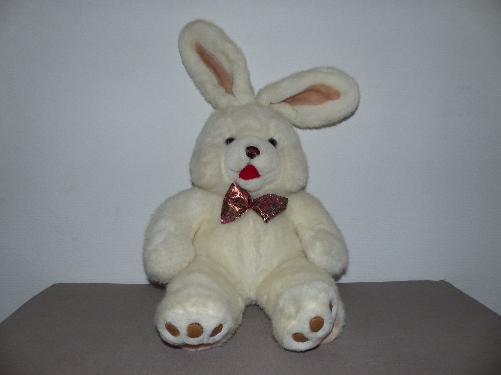 Magnifique lapin blanc de Nicotoy - état fin et soigné, Enlèvement ou Envoi, Lapin, Blanc, Comme neuf