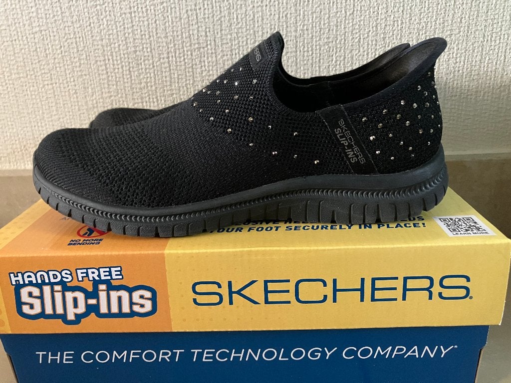 Skechers Slip-ins, maat 38, zwart, Skechers, Zwart, Ophalen of Verzenden, Zo goed als nieuw