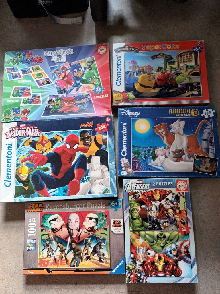 Puzzels, Ophalen, Meer dan 50 stukjes