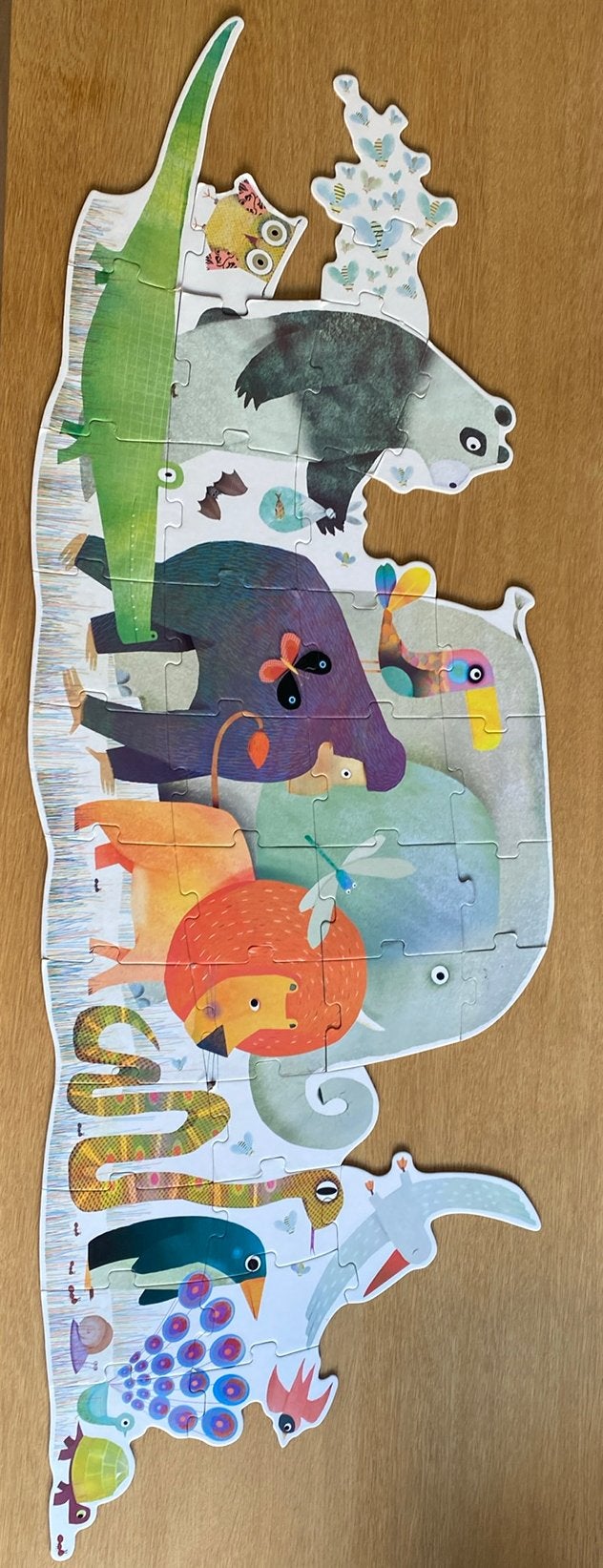 Dieren puzzel, Ophalen of Verzenden, Zo goed als nieuw, Dieren