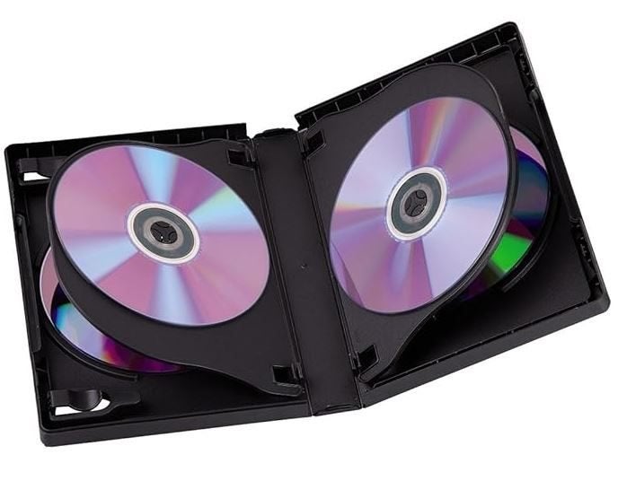 10 boites DVD pour 6 disques, Ophalen, Zo goed als nieuw