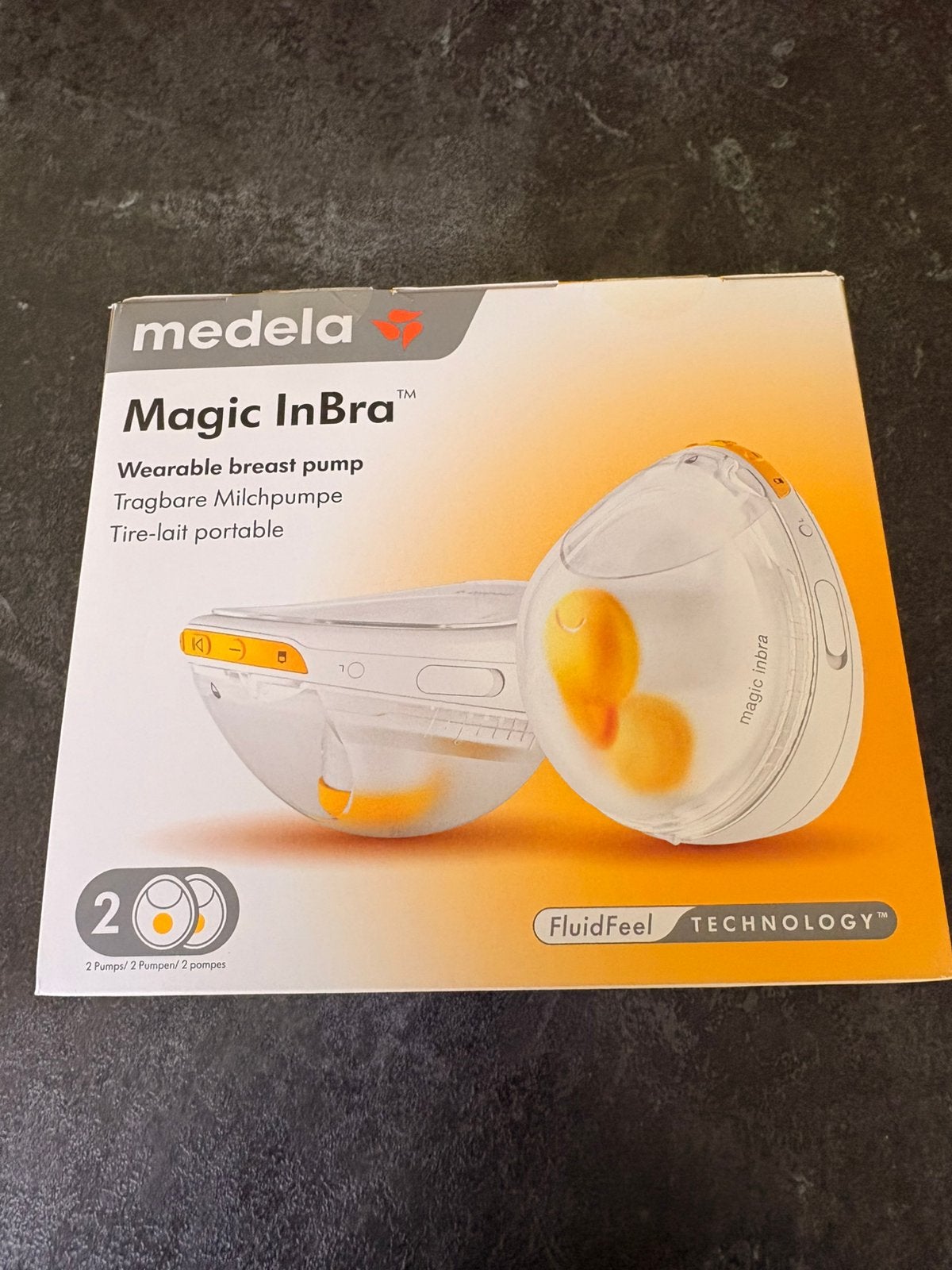 Medela Magic InBra - Draagbare Handsfree Borstkolf (Duoset), Ophalen, Zo goed als nieuw, Borstkolf