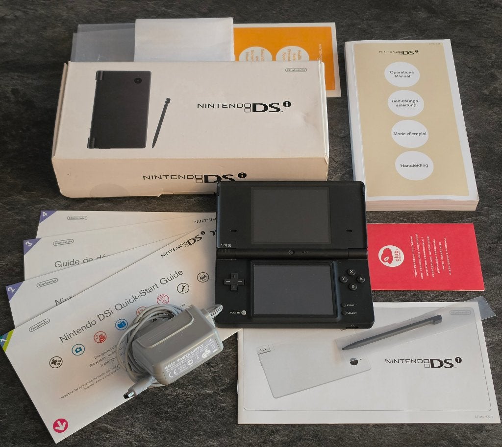 Nintendo DSi Console Met Doos + Lader + Pen + Alle Boekjes, Games en Spelcomputers, Ophalen of Verzenden