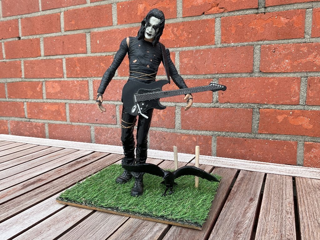 Vintage The Crow Brandon Lee 12" Eric Draven, Ophalen of Verzenden