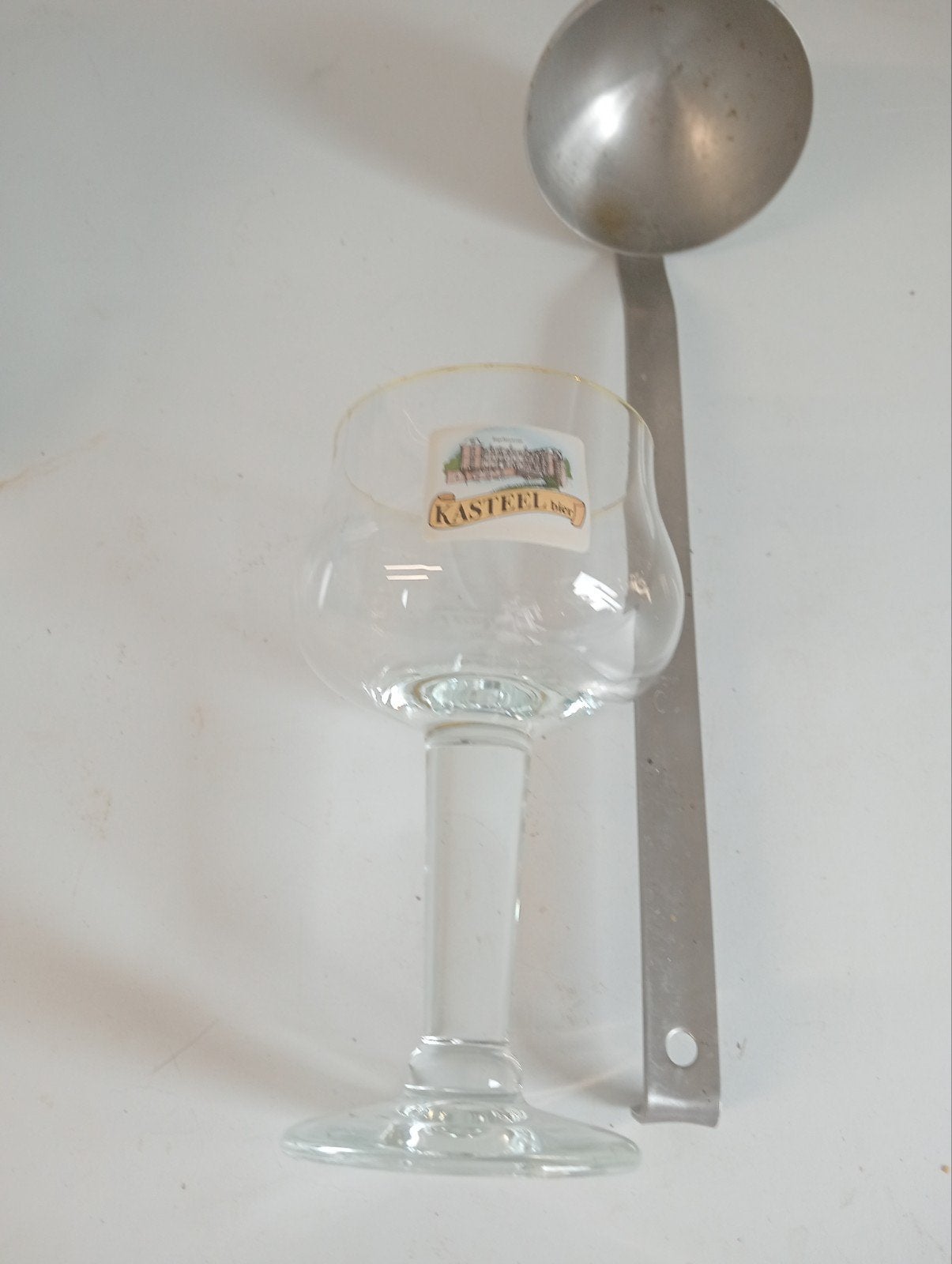 bierglas Kasteelbier, Verzamelen, Ophalen, Zo goed als nieuw, Glas of Glazen, Overige merken