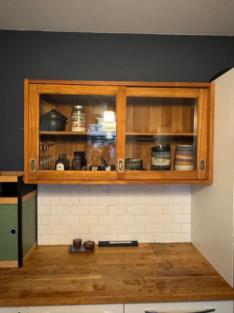 Vitrine murale Style Atelier Maison du Monde, Huis en Inrichting, Keuken | Complete keukens, Zo goed als nieuw, Ophalen