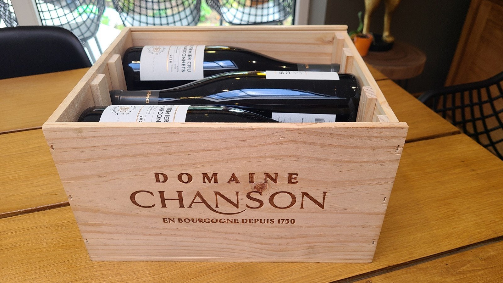 Coffret vins Domaine Chanson, Collections, Vins, Neuf, Pleine, Enlèvement, Vin rouge