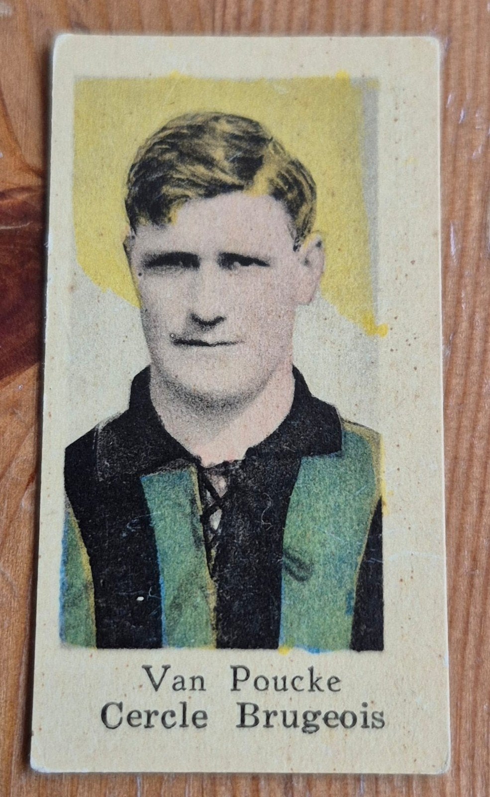 1936 Van Poucke (pre panini) Cercle Brugge Chromo Voetbal!, Ophalen of Verzenden, Zo goed als nieuw, Plaatje