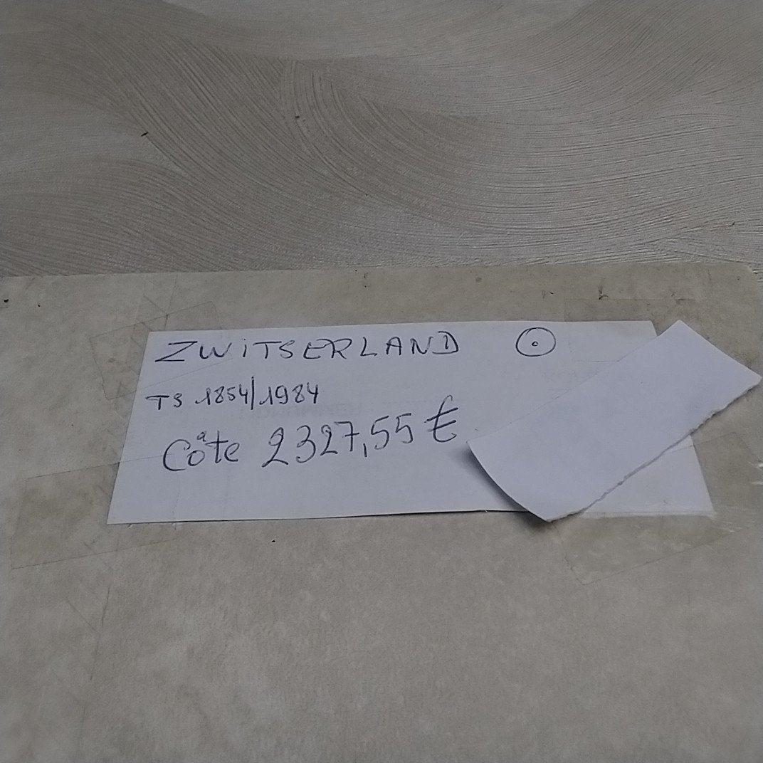 ZWITSERLAND Gestempeld tussen 1854/1984 cote 2327,55 €, Ophalen of Verzenden