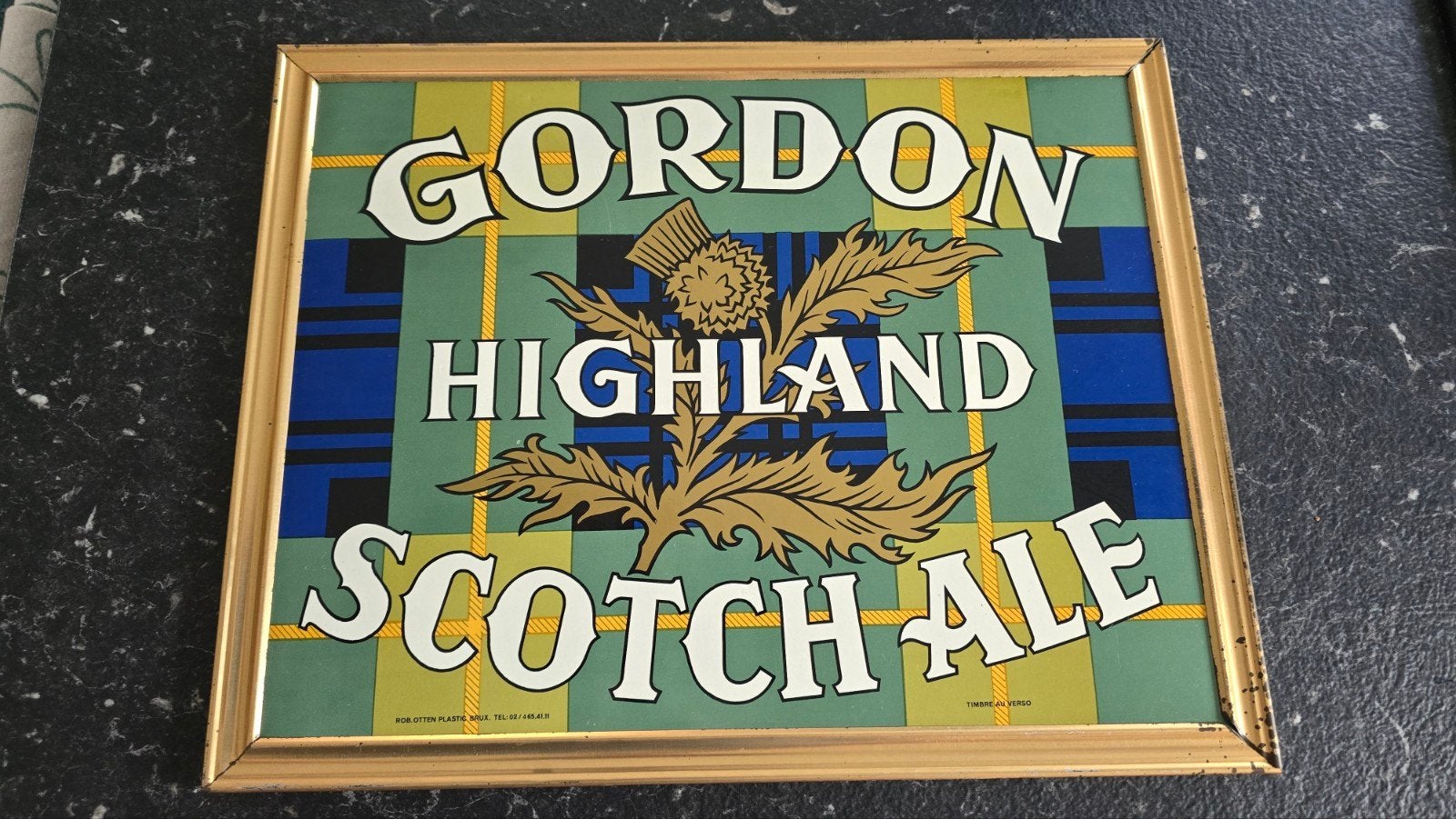 Reclame van Gordon scotch ale, Enlèvement ou Envoi, Panneau publicitaire