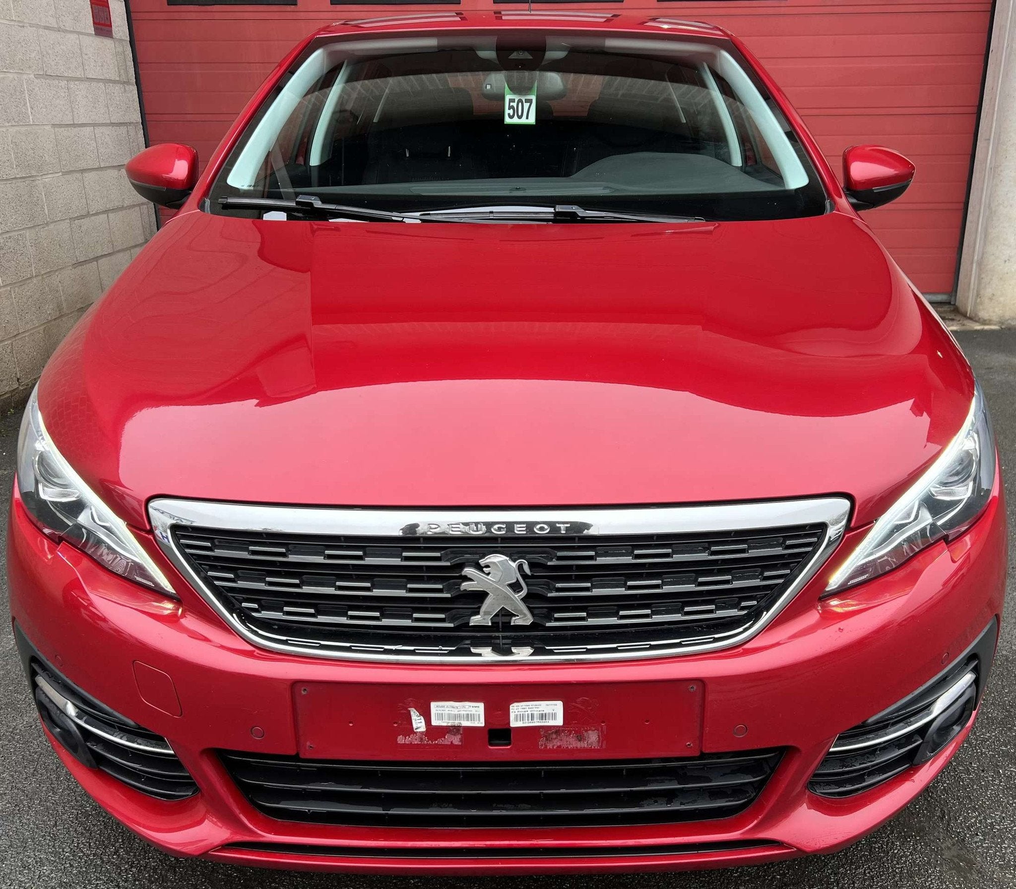 Peugeot 308 1.5 BlueHDi Active Pack S + CAMÉRA + NAVIGATION, Rouge, Achat, Euro 6, Entreprise