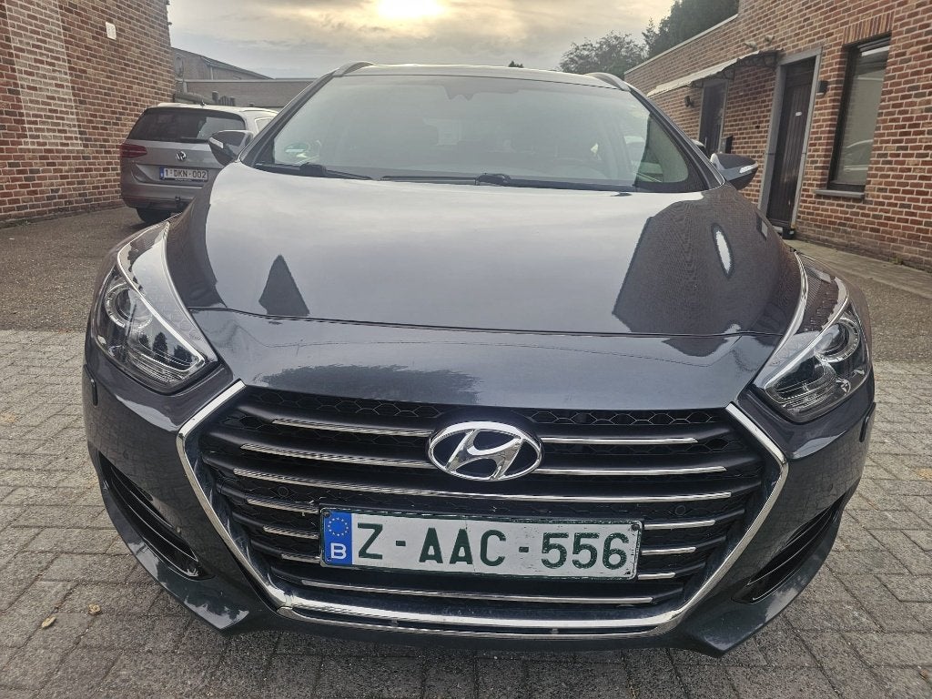 Hyundai i40 1.7 CRDI 141pk (Bouw2016/106.000km) Euro 6b, Autos, Cuir, Argent ou Gris, Achat, Euro 6