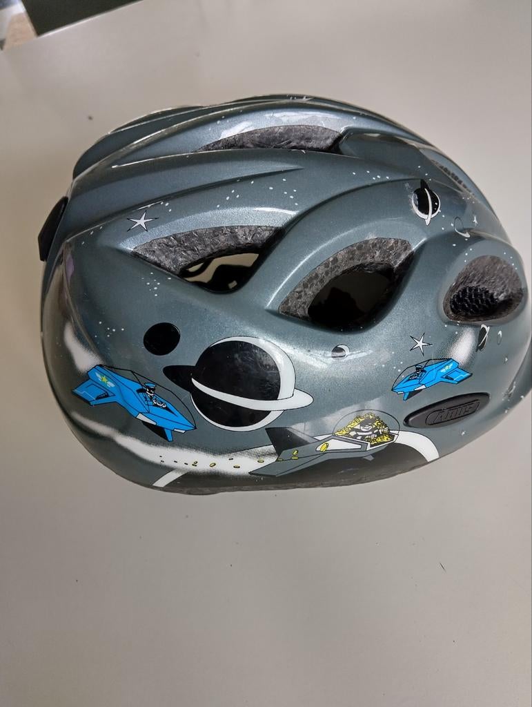 Fietshelm Abus 46-52cm, Gebruikt, Jongen of Meisje, Abus, Ophalen