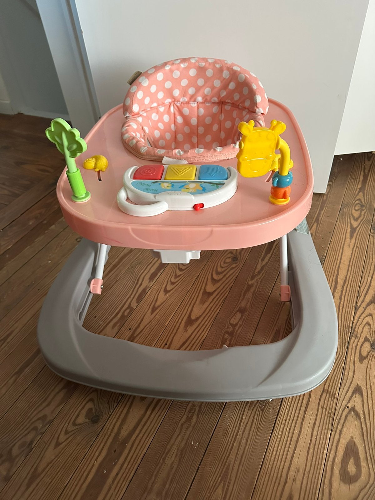 Roze loopwagentje - loopstoel topmark 2 in 1, Kinderen en Baby's, Speelgoed | Babyspeelgoed, Ophalen, Gebruikt