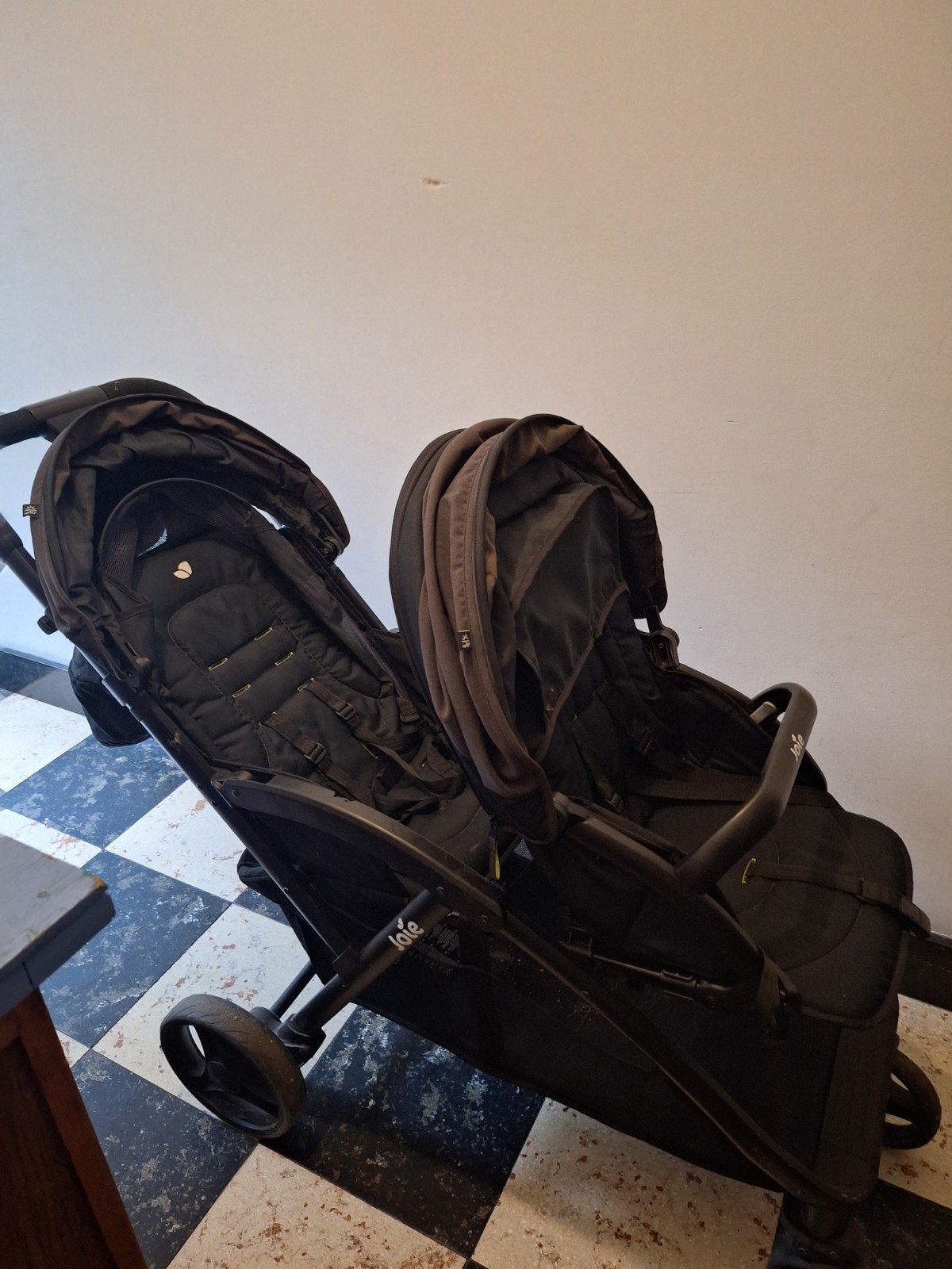 Joie Evalite Duo dubbele kinderwagen – Zo goed als nieuw!, Kinderen en Baby's, Ophalen, Zo goed als nieuw, Overige merken, Duomodel