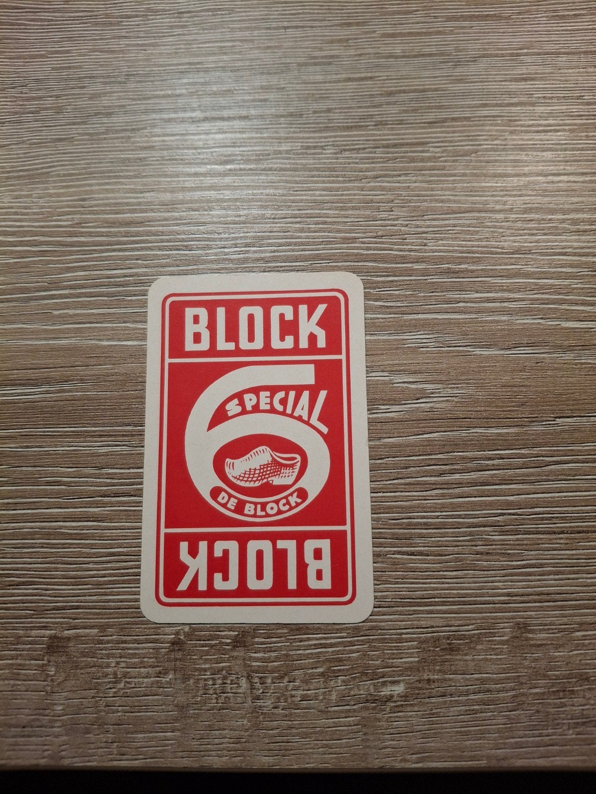 Oude speelkaart block peisegem, Verzamelen, Ophalen of Verzenden