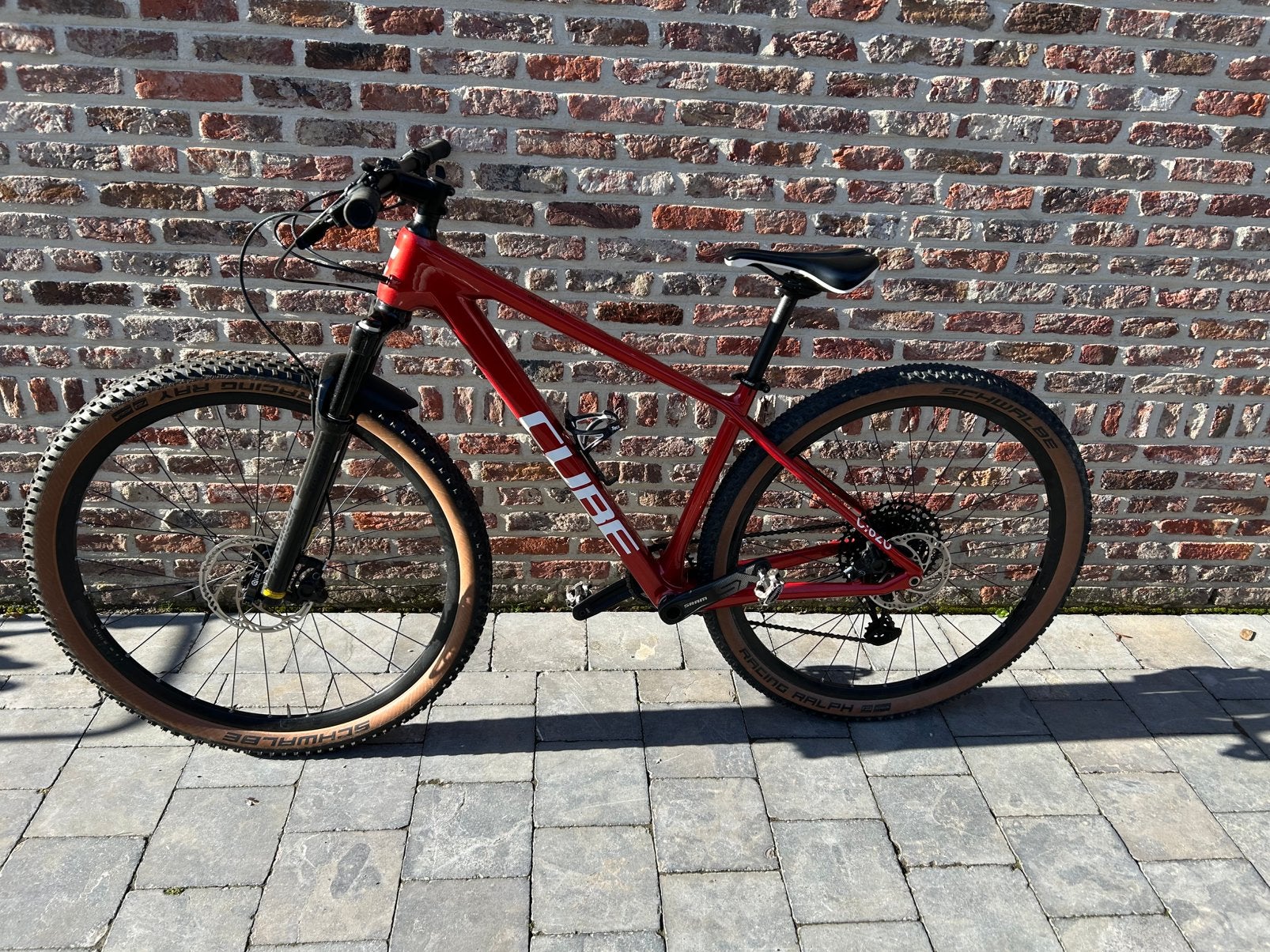 Cube 22 Reaction C:62 ONE 29 - Red en White, Fietsen en Brommers, Fietsen | Mountainbikes en ATB, Ophalen, Zo goed als nieuw