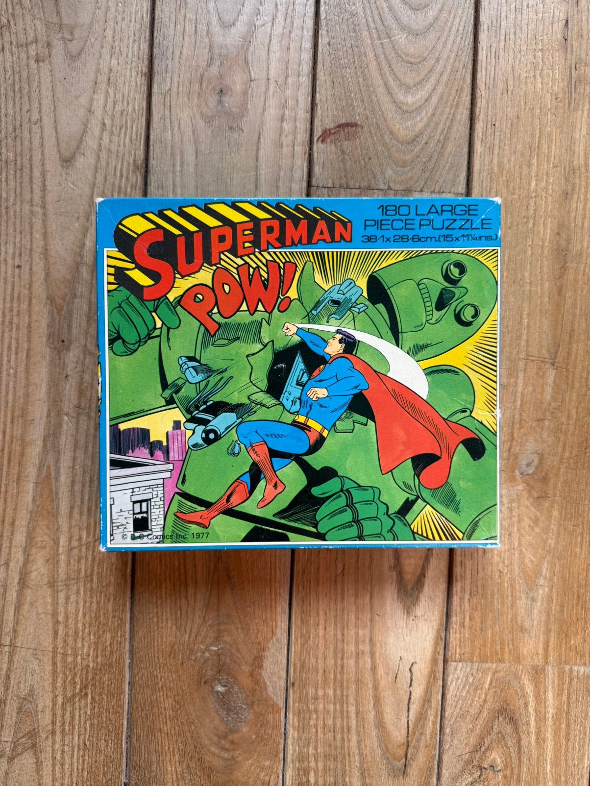 Puzzle Superman Pow 180 pièces, Enlèvement, Plus de 50 pièces, Utilisé