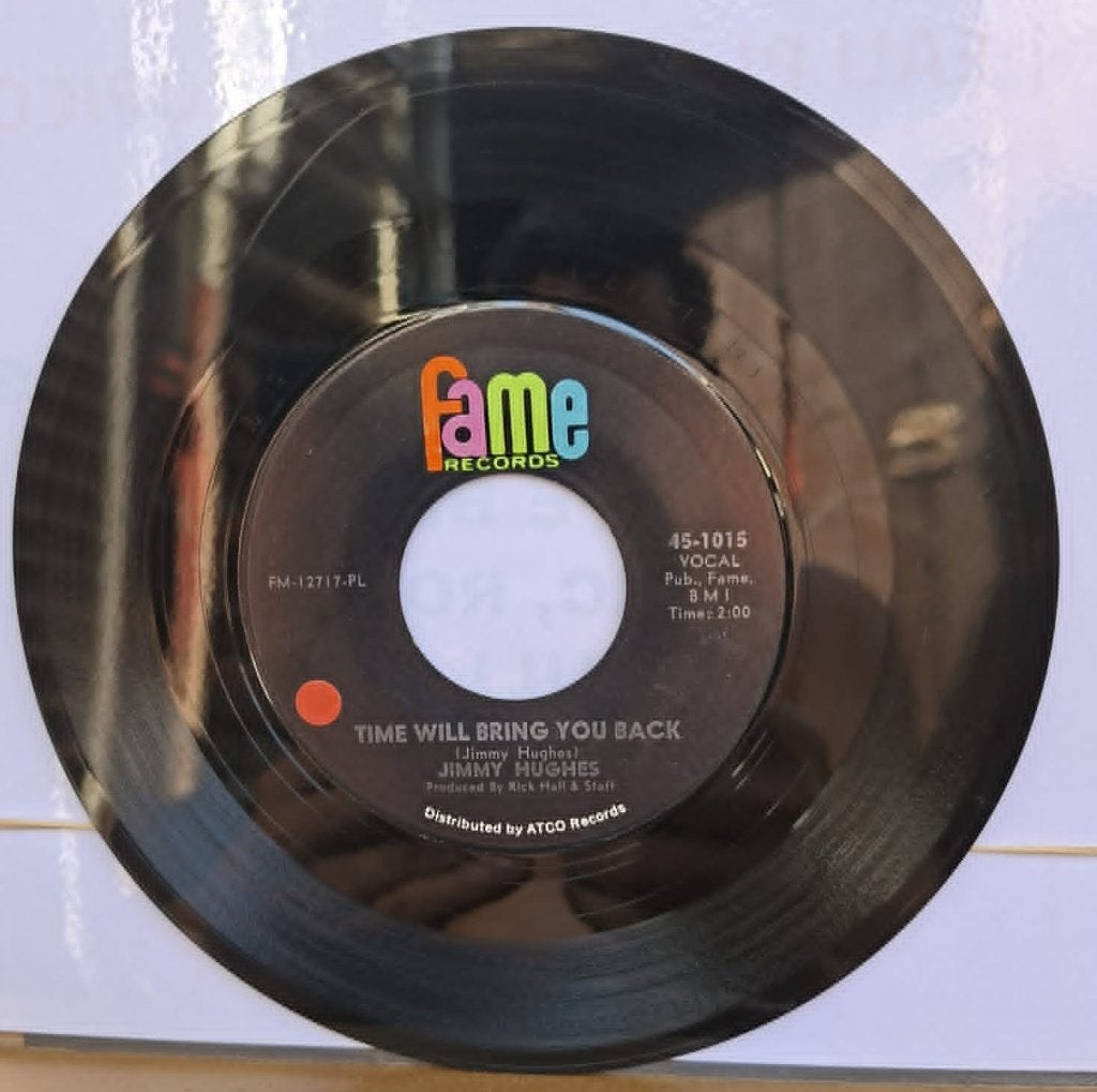 Jimmy Hughes - Time will bring you back - Hi-Heel Sneakers, Pressage original, Enlèvement ou Envoi, 7 inch, Utilisé