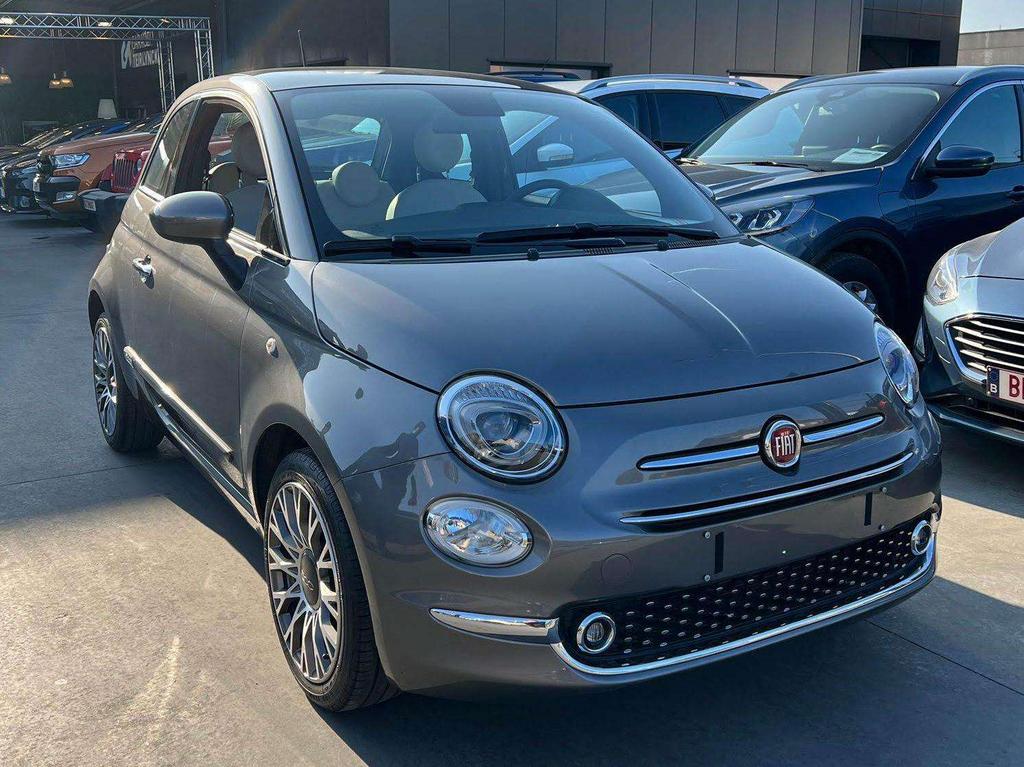 Fiat 500, Auto's, Fiat, 4 zetels, Beige, Leder en Stof, Handgeschakeld