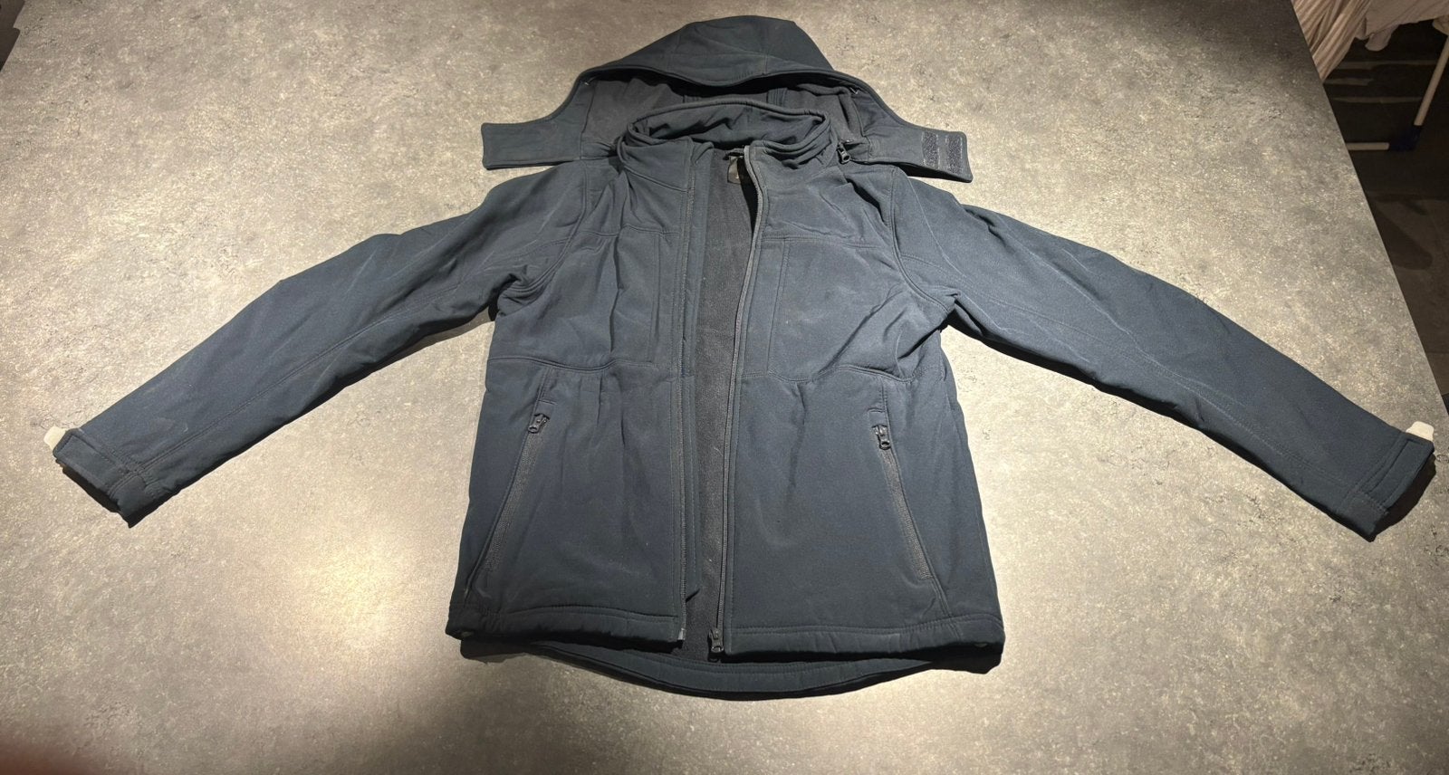 Softshell B&C maat S marineblauw, Ophalen of Verzenden, Zo goed als nieuw, Maat 46 (S) of kleiner, Blauw