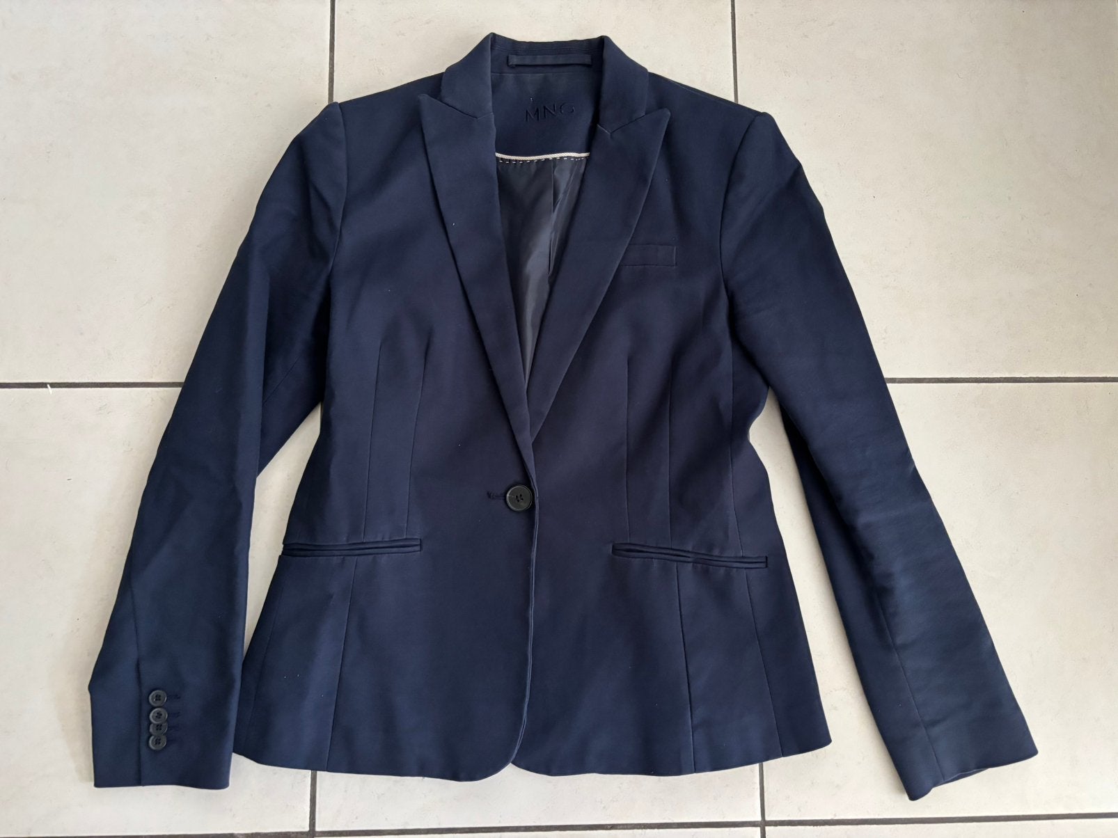 Blazer, Enlèvement ou Envoi, Comme neuf, Taille 42/44 (L), Bleu