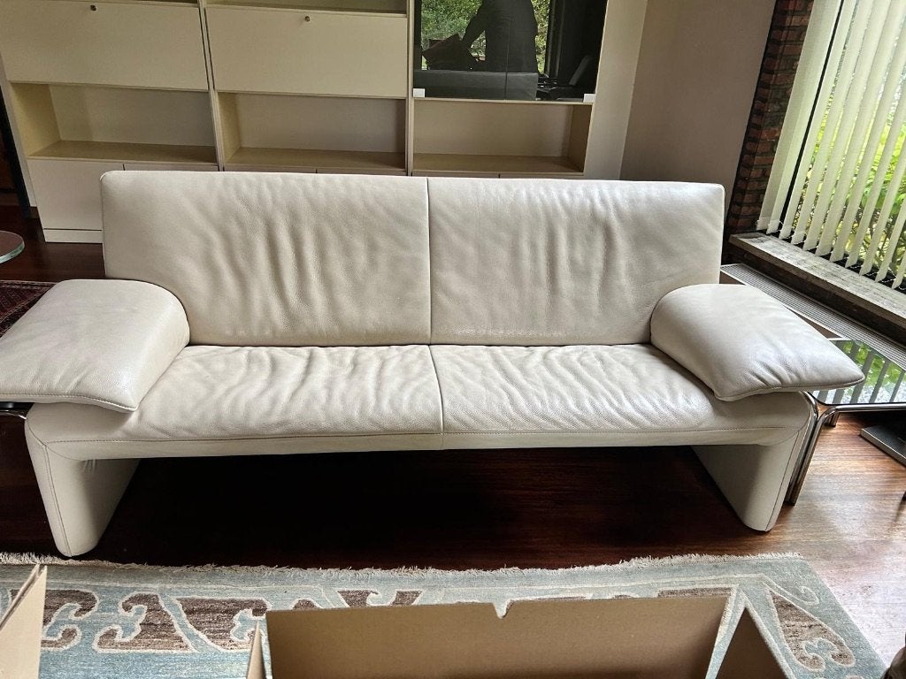 Siège en cuir JORI, Maison & Meubles, 200 à 250 cm, Banc droit, Enlèvement, Utilisé