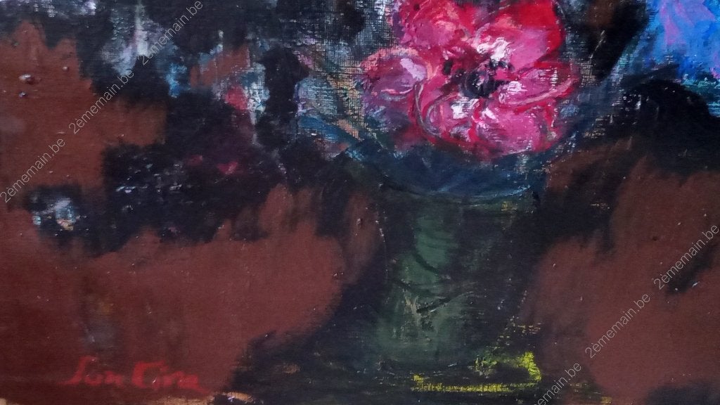 Chaïm SOUTINE – Anémones dans un vase – env. 1918, Antiquités & Art, Enlèvement ou Envoi