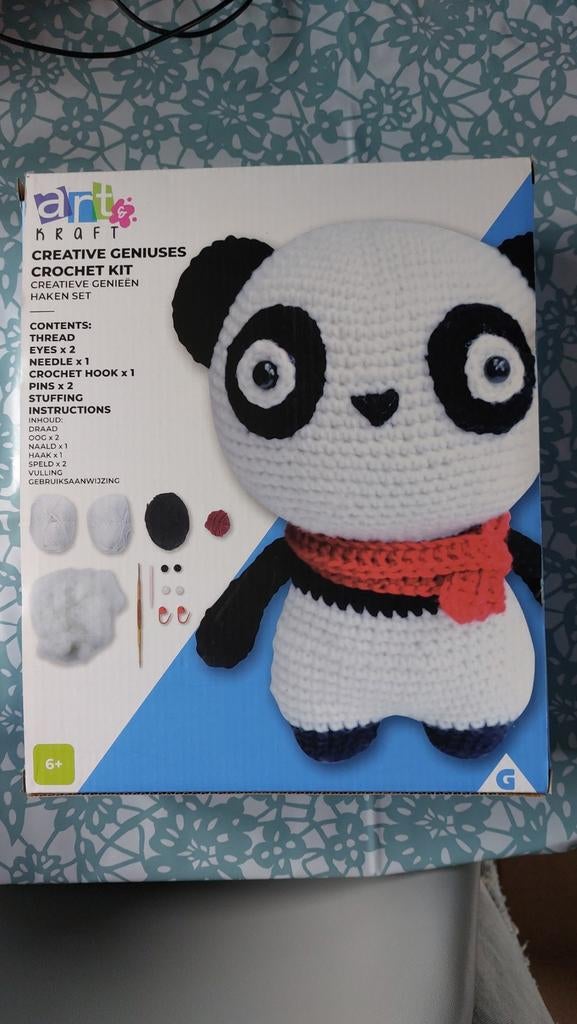 Haakset knuffelbeer, Hobby & Loisirs créatifs, Tricot & Crochet, Enlèvement, Neuf, Crochet