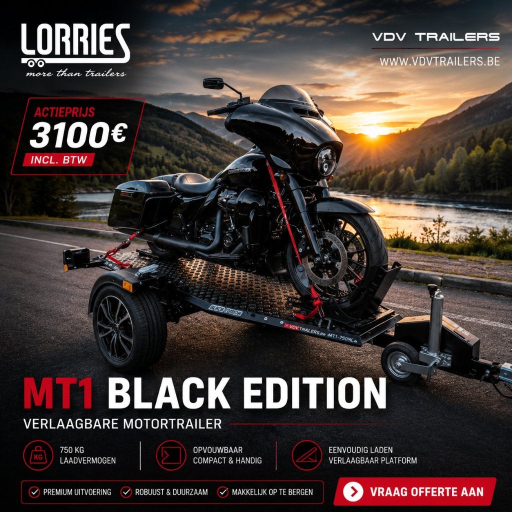 Motortrailer verlaagbaar/afzinkbaar  Lorries MT1 Black E.