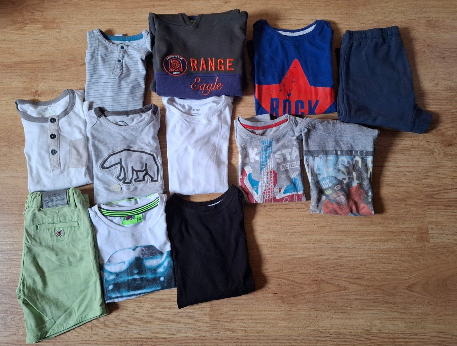 Pakket jongenskleding (12x) maat 122 of 7 jaar (zie foto's), Kinderen en Baby's, Kinderkleding | Maat 122, Ophalen of Verzenden