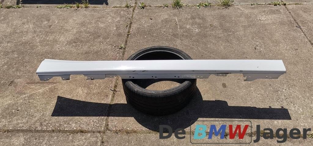 Sideskirt rechts wit BMW 1-serie F21 F22 F23  51777288396, Gebruikt, Ophalen of Verzenden, BMW, BMW